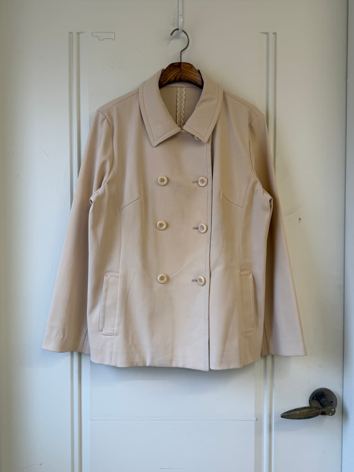 일본빈티지 크림 더블 숏자켓 상품이미지6