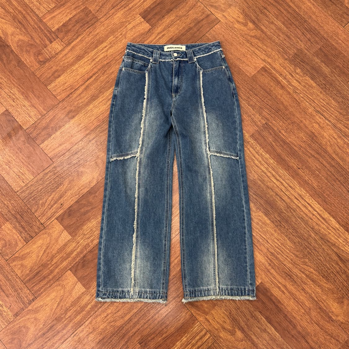 여성용 S 인사일런스 테슬 디바이드 데님 상품이미지1