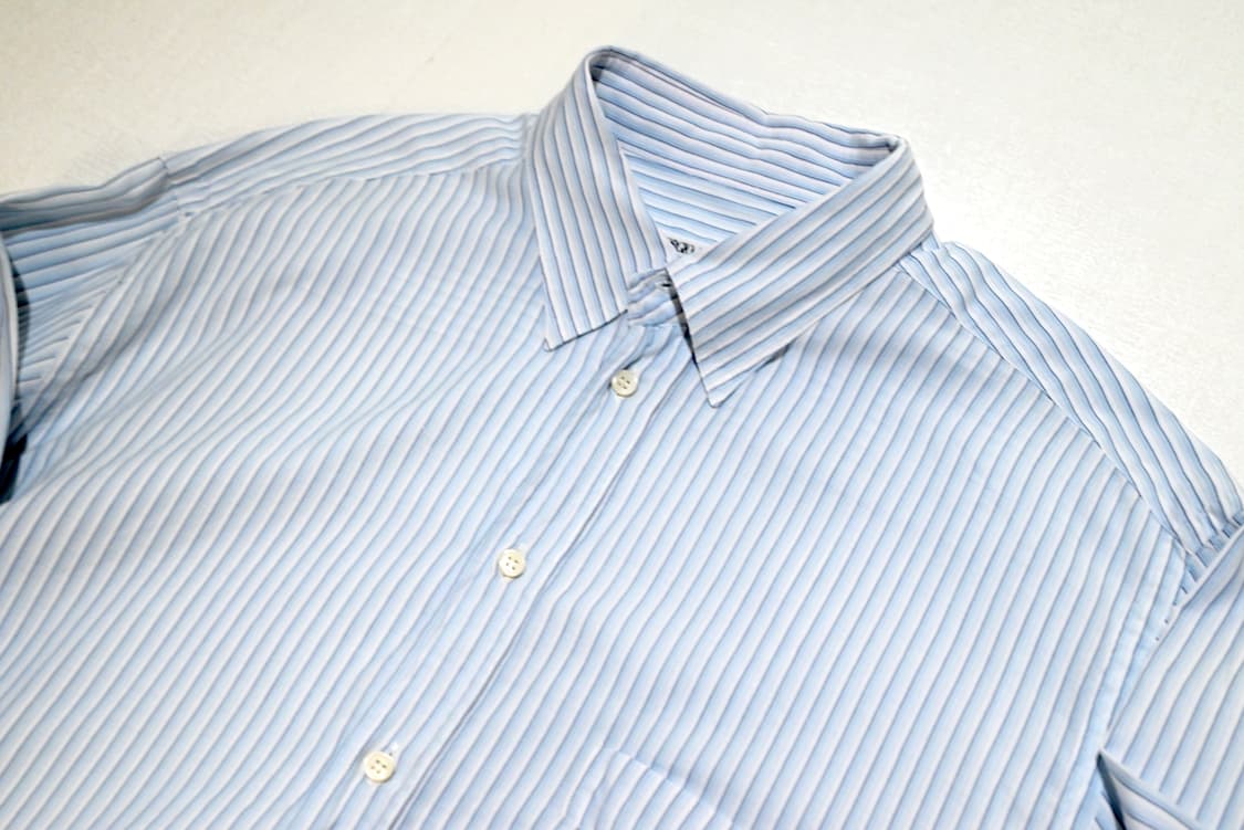 Giorgio Armani stripe snap collar shirts 상품이미지2