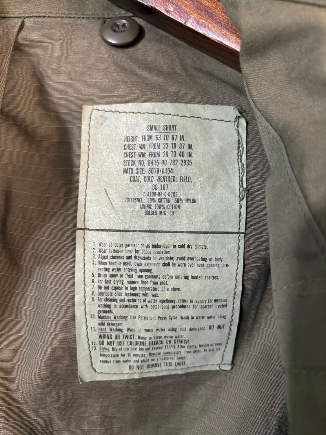 80‘s U.S Army M-65 Field Jacket.  상품이미지5