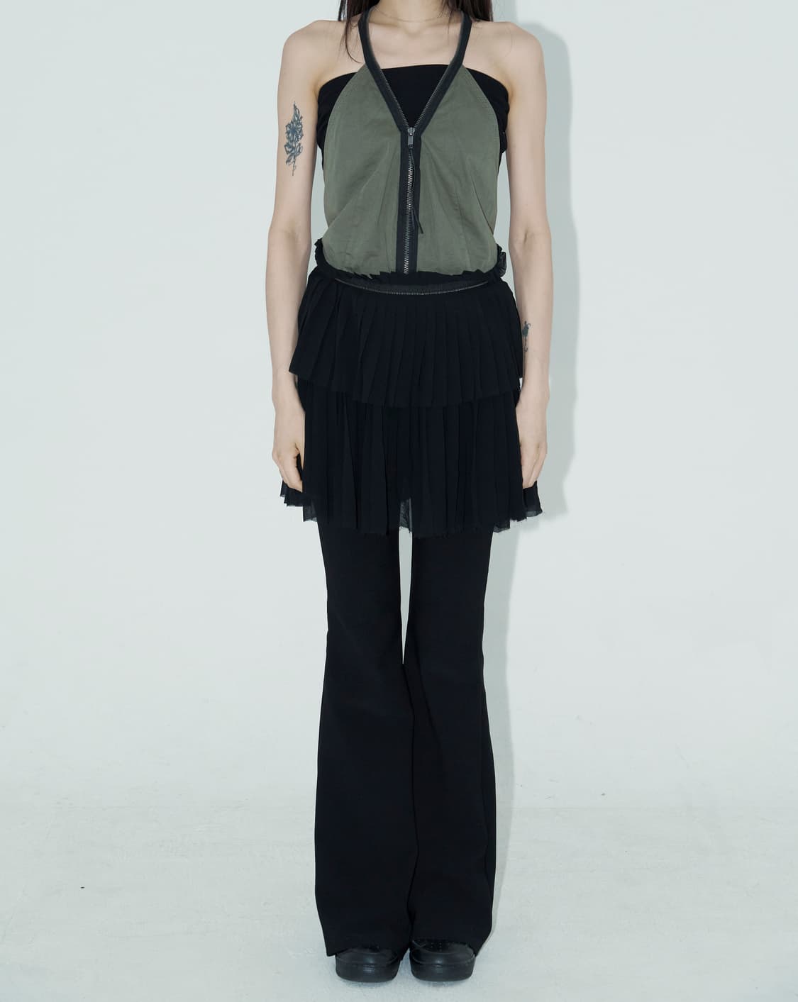 Diesel zipper halter top 상품이미지2