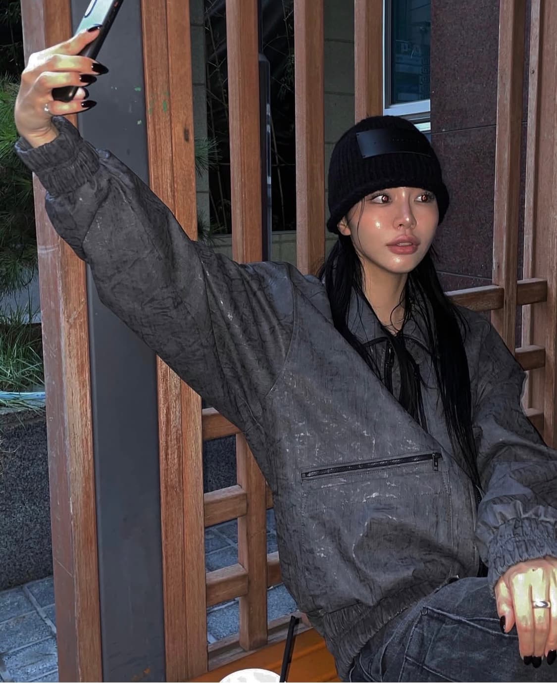 트리밍버드 롤업 로고 패치 비니 상품이미지1