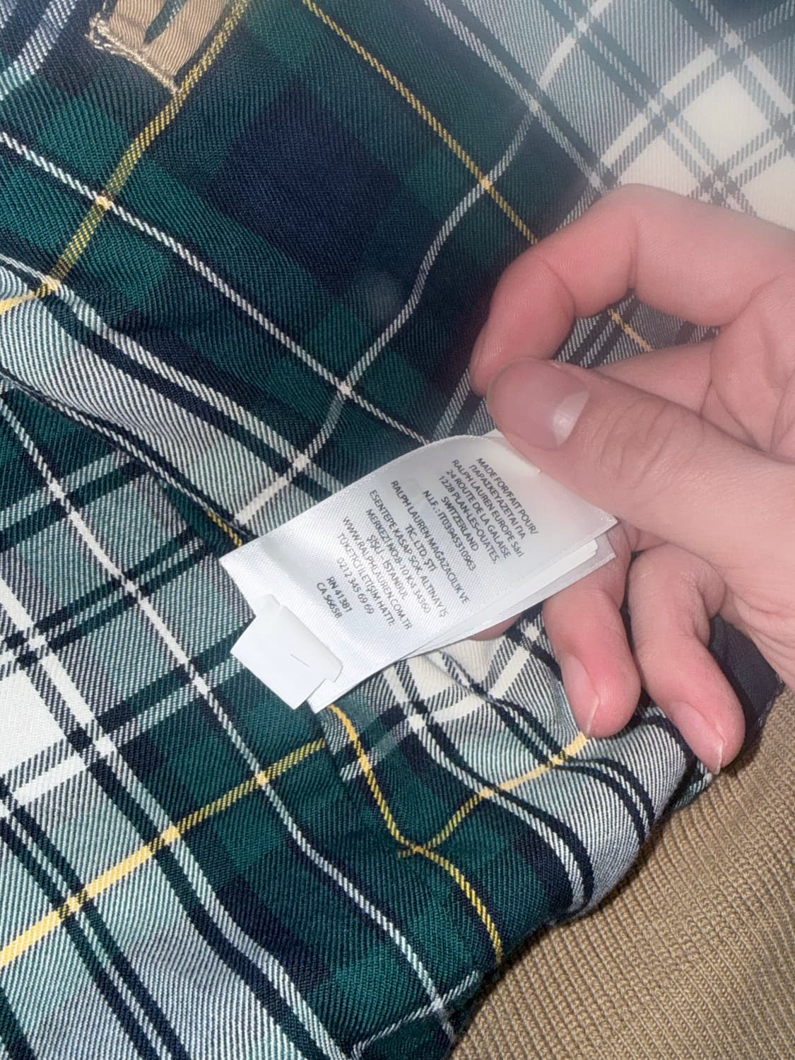 폴로 해링턴 치노 자켓 베이지 L 상품이미지7