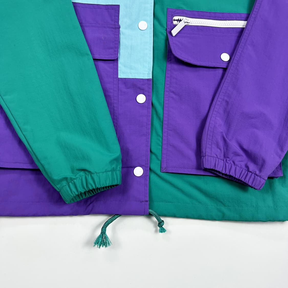 챔피온 올드스쿨 컬러블록 코치자켓 M 상품이미지4