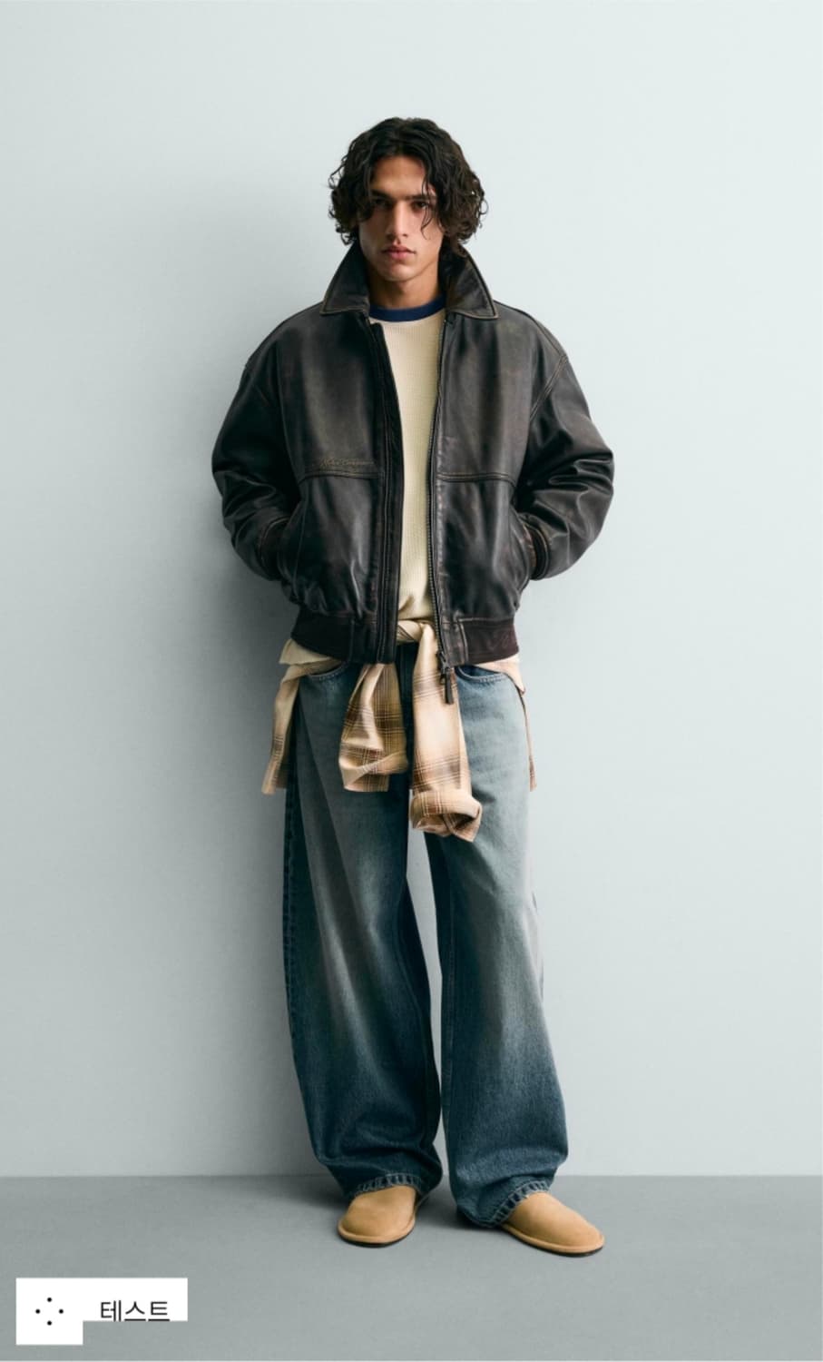 [XL->M]자라 포드 레더 자켓 교환 구합니다. 상품이미지1