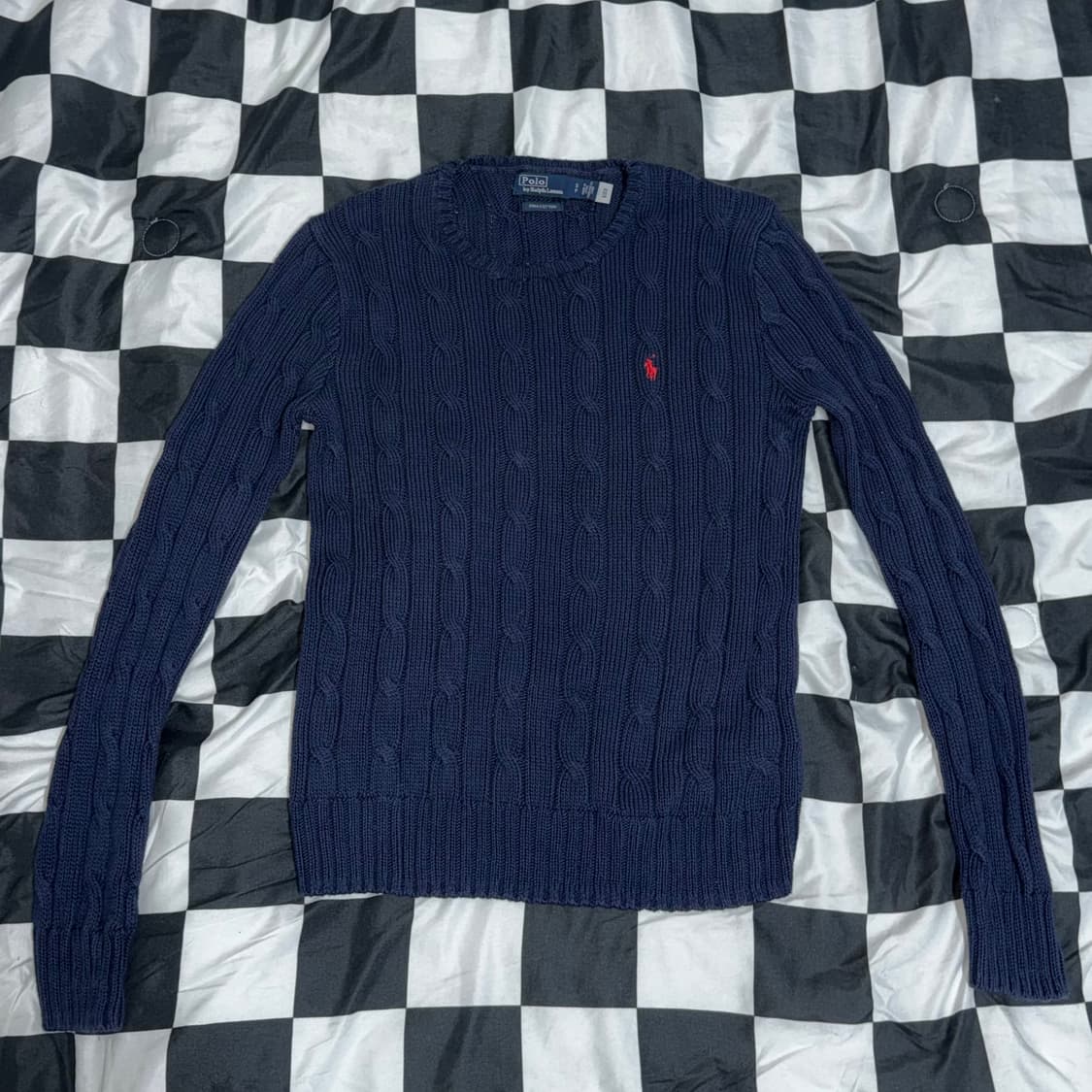 폴로 랄프로렌 꽈배기 니트 상품이미지1