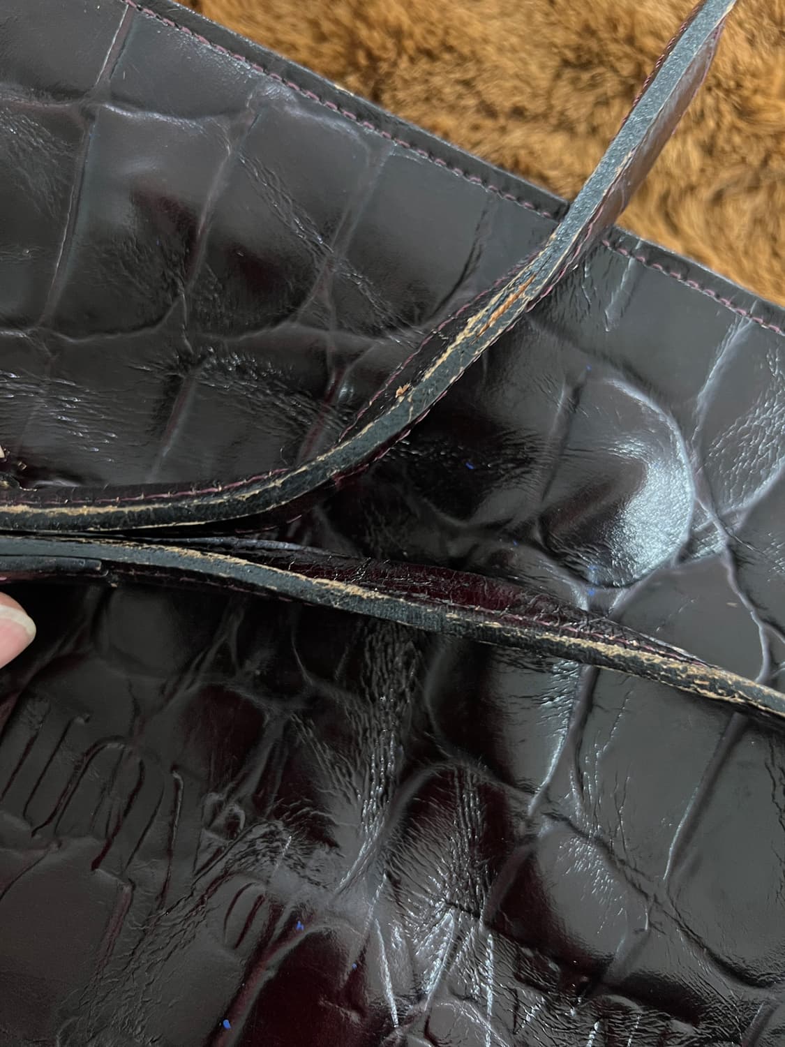 90s 장폴고티에 엘리게이터 2 way bag 상품이미지7