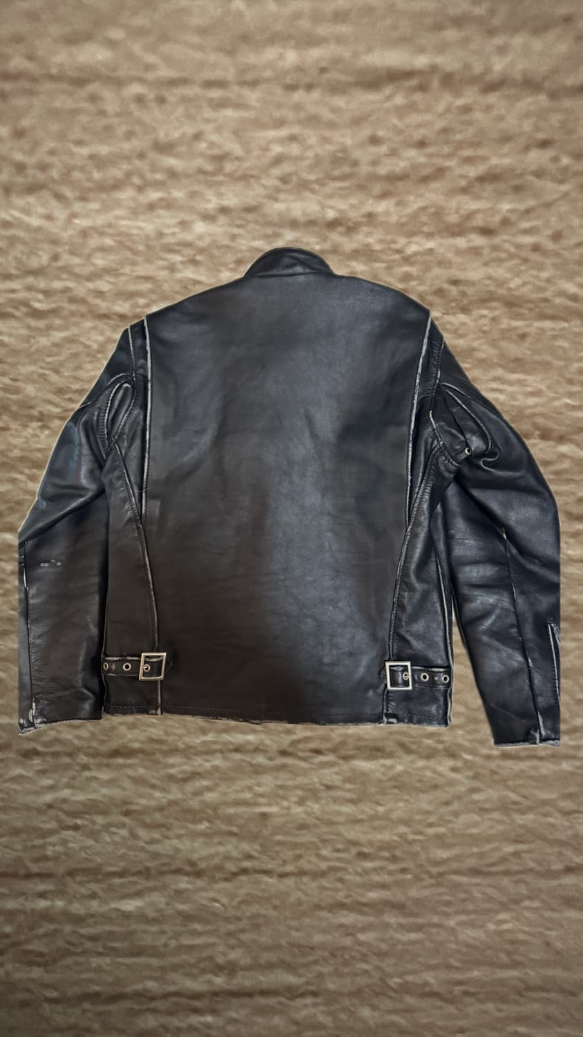 (36)schott 쇼트 싱글라이더 가죽자켓 상품이미지2