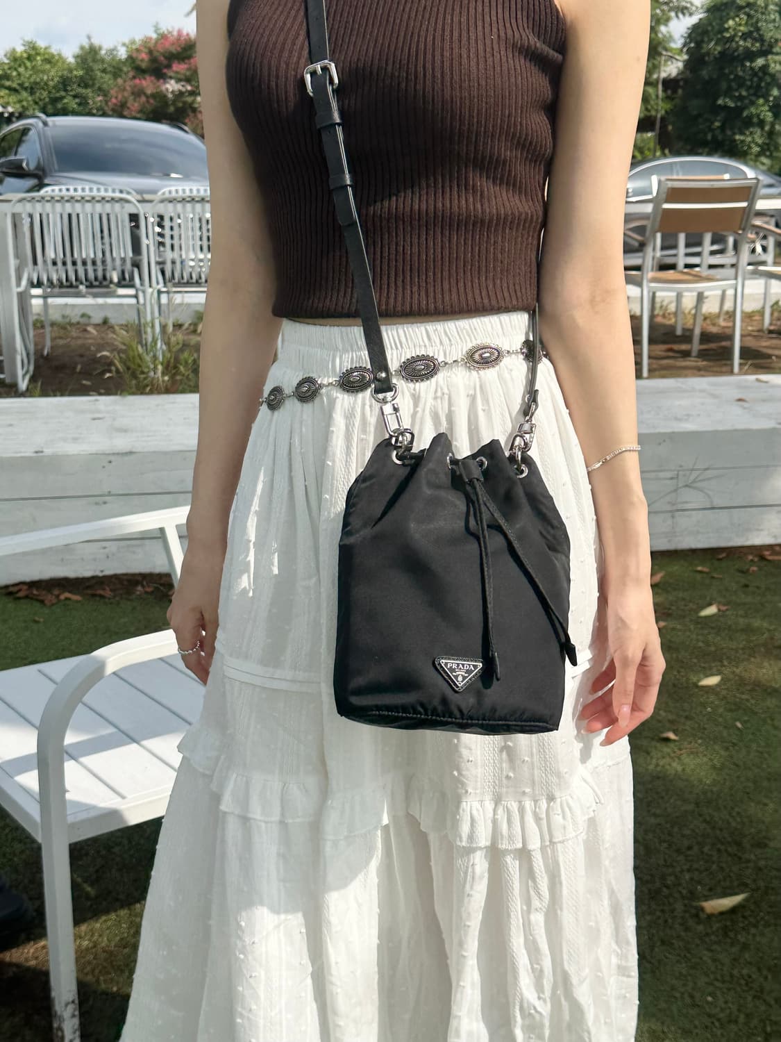 [SA 정품] 프라다 파우치 버킷백 1na369 상품이미지8