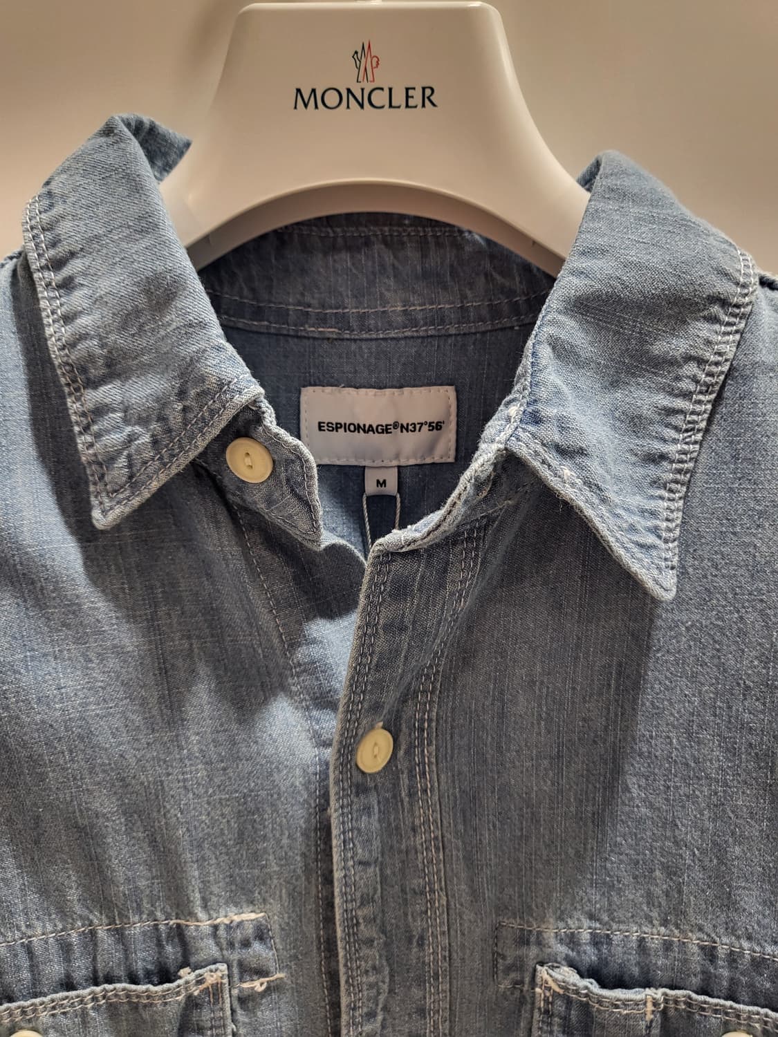 택포♦️새상품♦️에스피오나지 청 남방 데님 셔츠 espionage 자켓 상품이미지2
