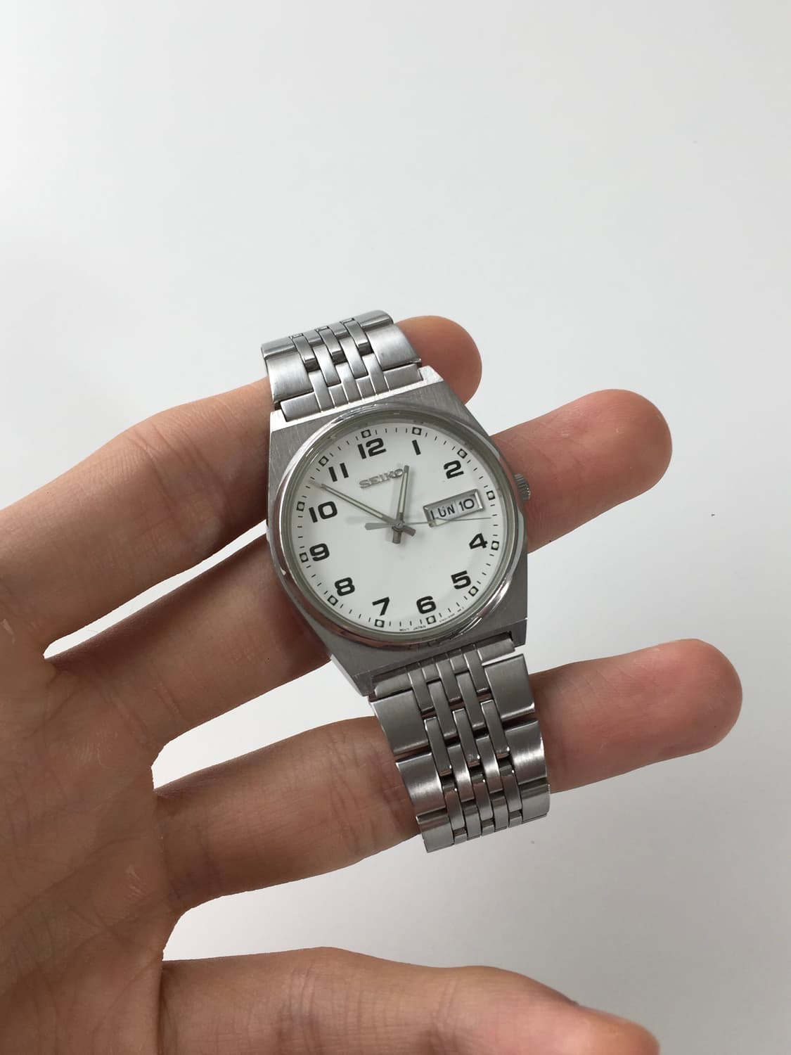 90s seiko arabic day-date quartz 상품이미지4