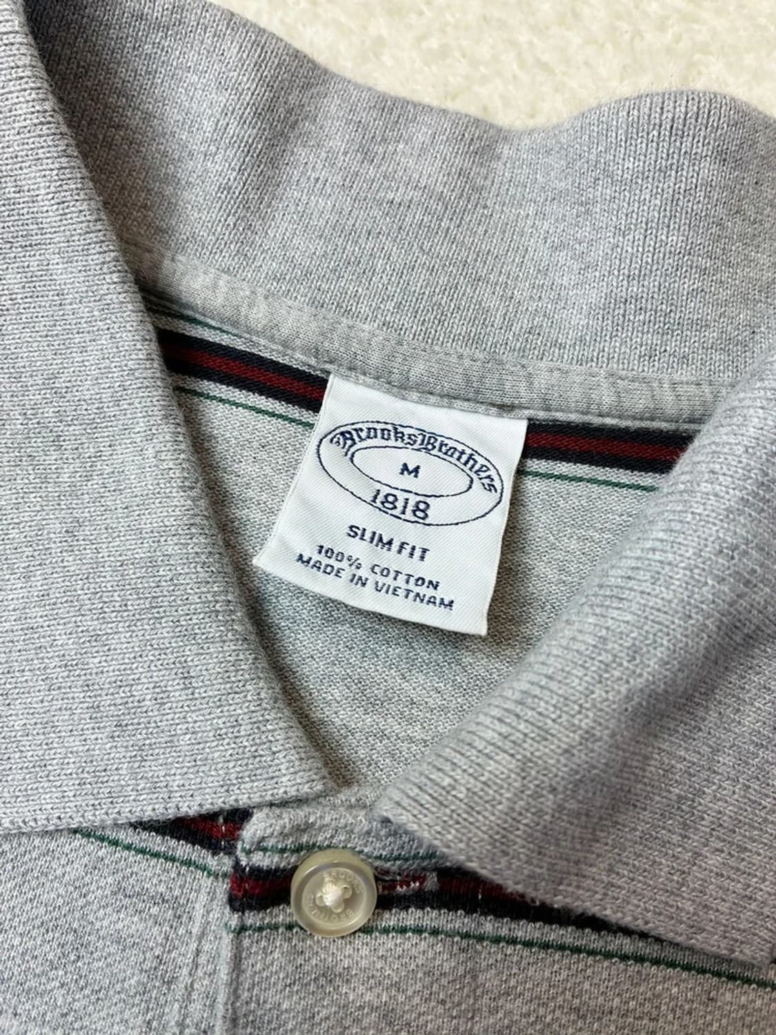 브룩스브라더스 아메리칸 캐쥬얼 스트라이프 카라 롱 슬리브 PN5760 상품이미지7