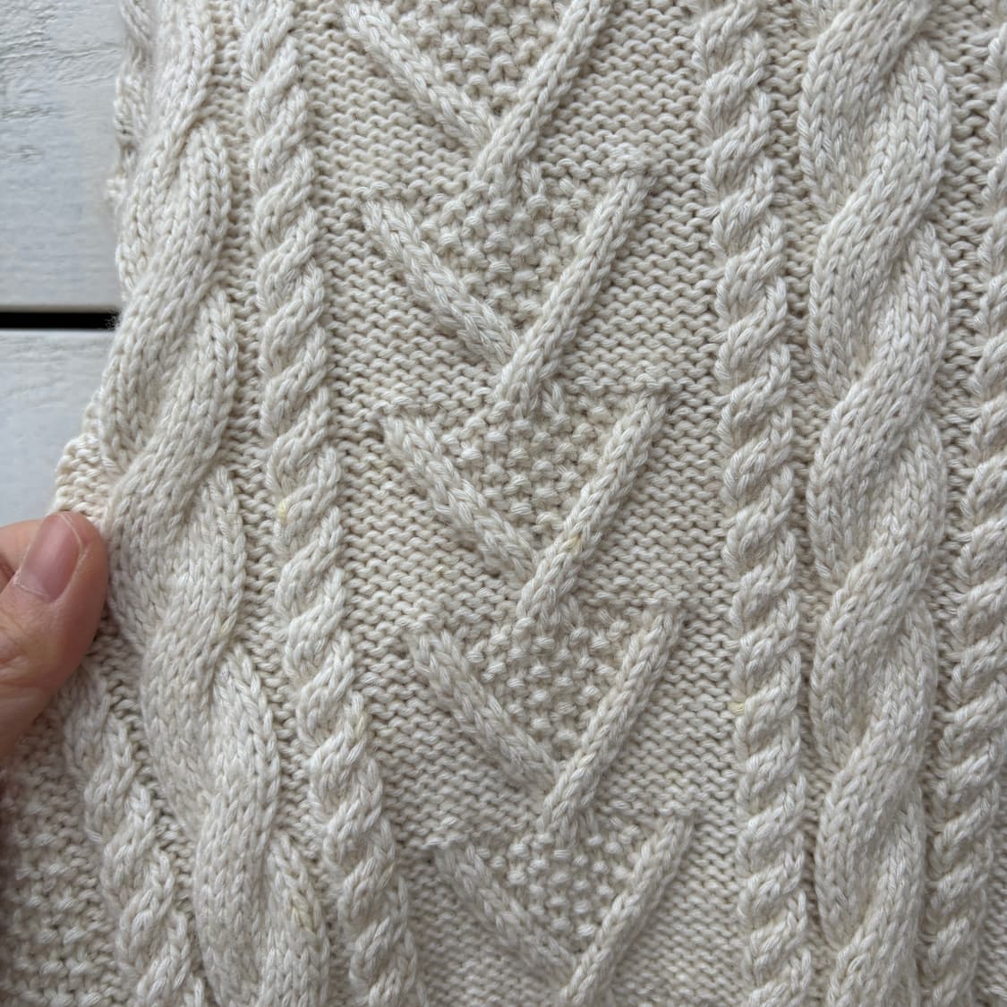 Polo 폴로 아란 니트 상품이미지6