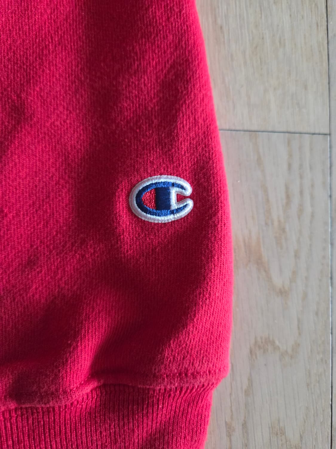 챔피온 리버스 위브 맨투맨 빨간색 M 상품이미지3