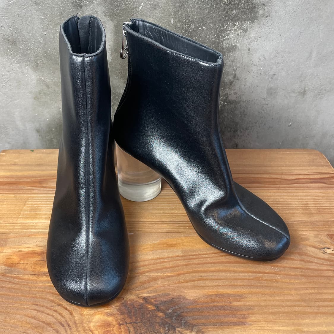 마르지엘라 클리어 힐 부츠 상품이미지1