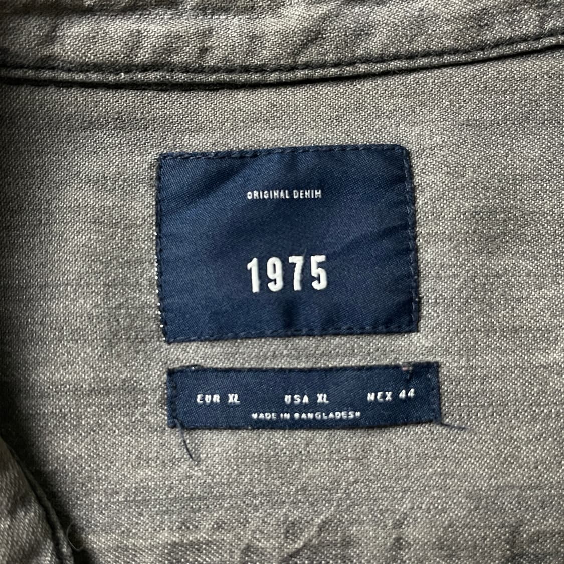 UNKNOWN 빈티지 그레이 워싱 웨스턴 코튼 셔츠 A00517 상품이미지9