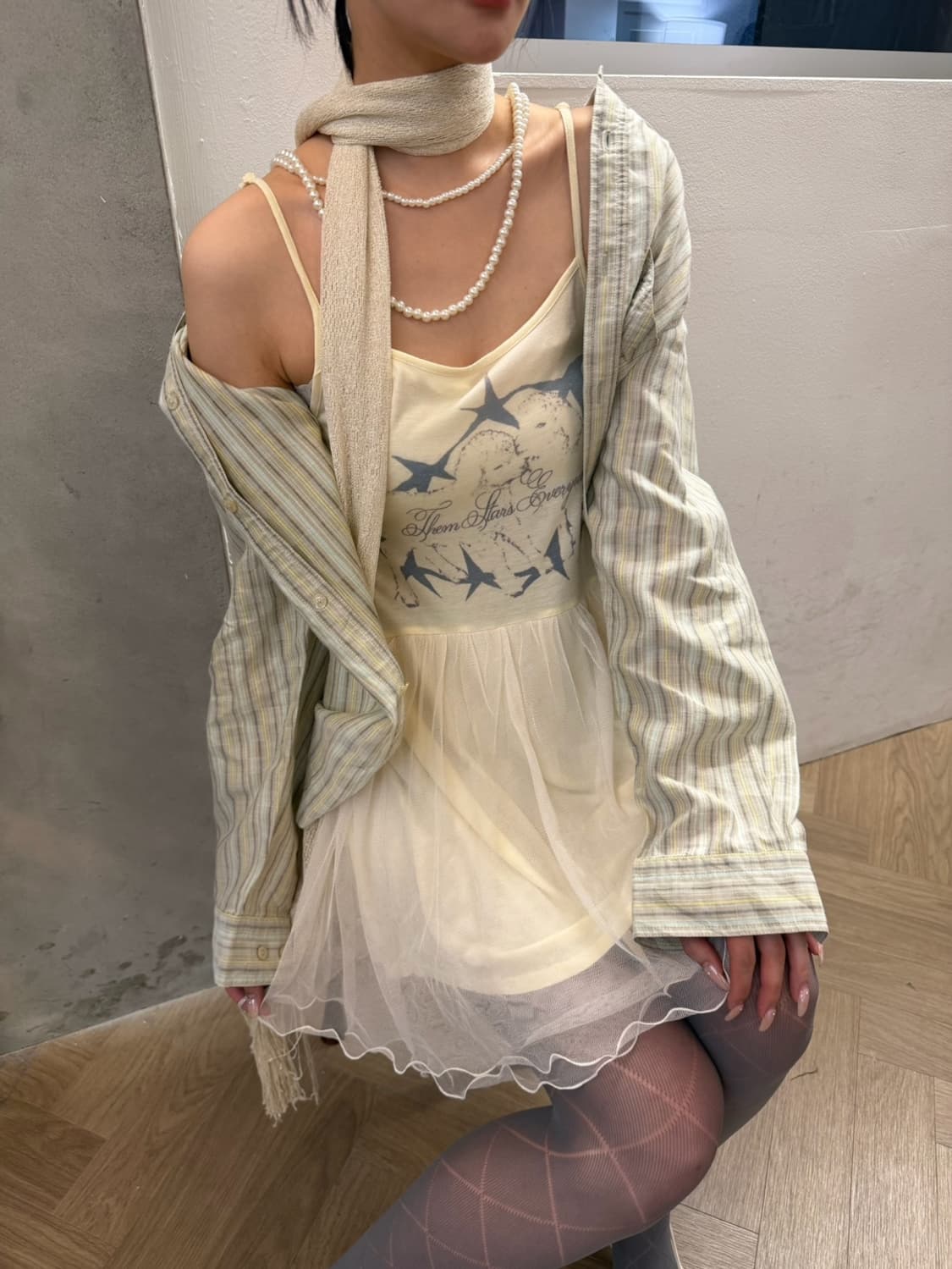 reworked star shirring ops 상품이미지1