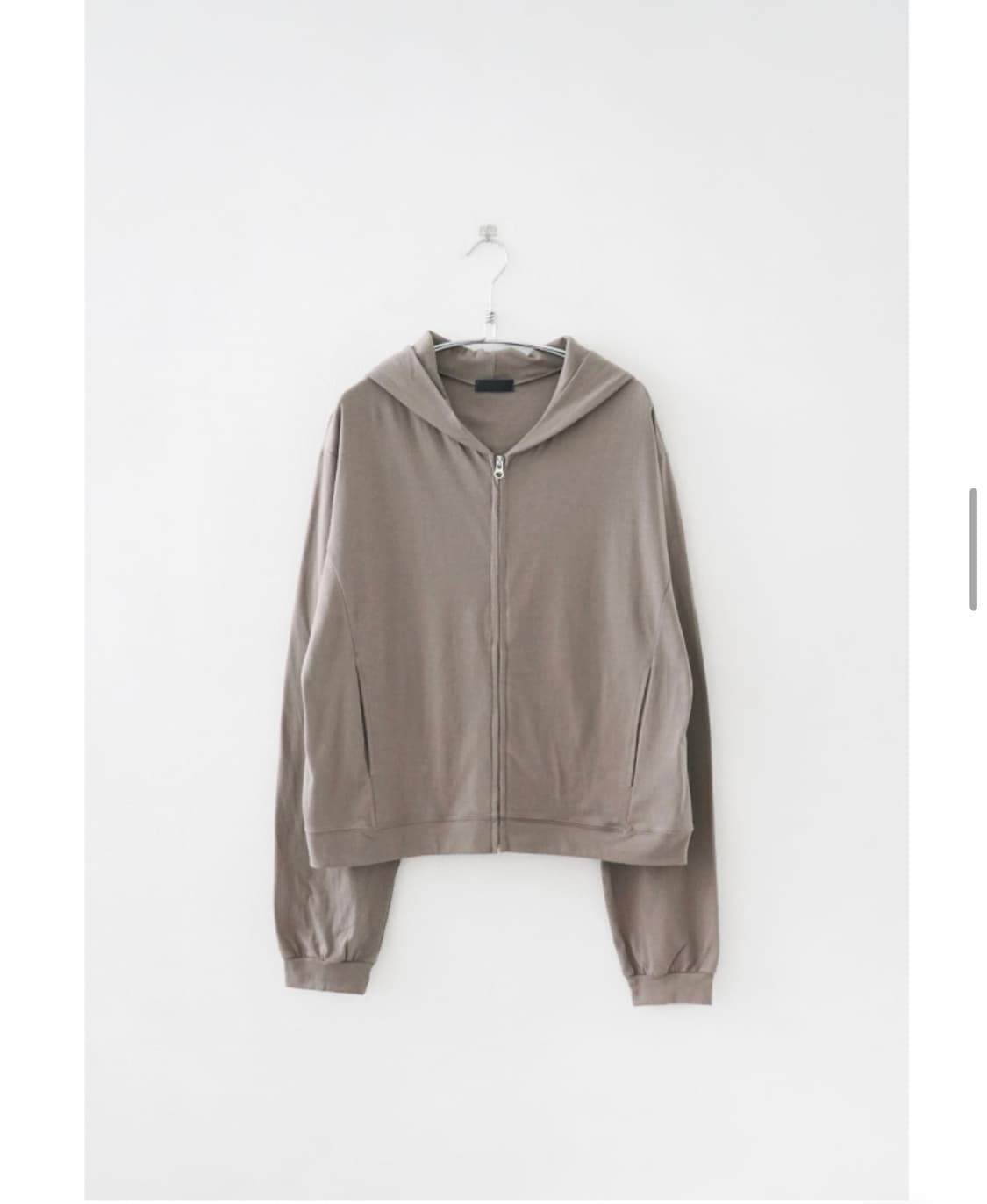 애프터먼데이 심 크롭 후드 집업 상품이미지2