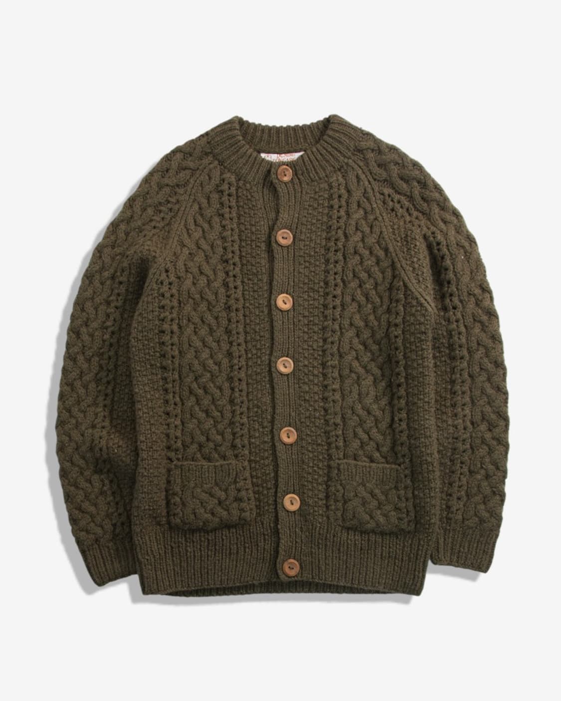 90~00s denim dungaree aran sweater 상품이미지1