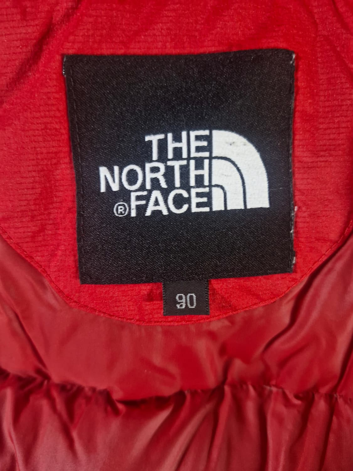여성 노스페이스 800 레드 구스다운 패딩 90(L) 상품이미지5