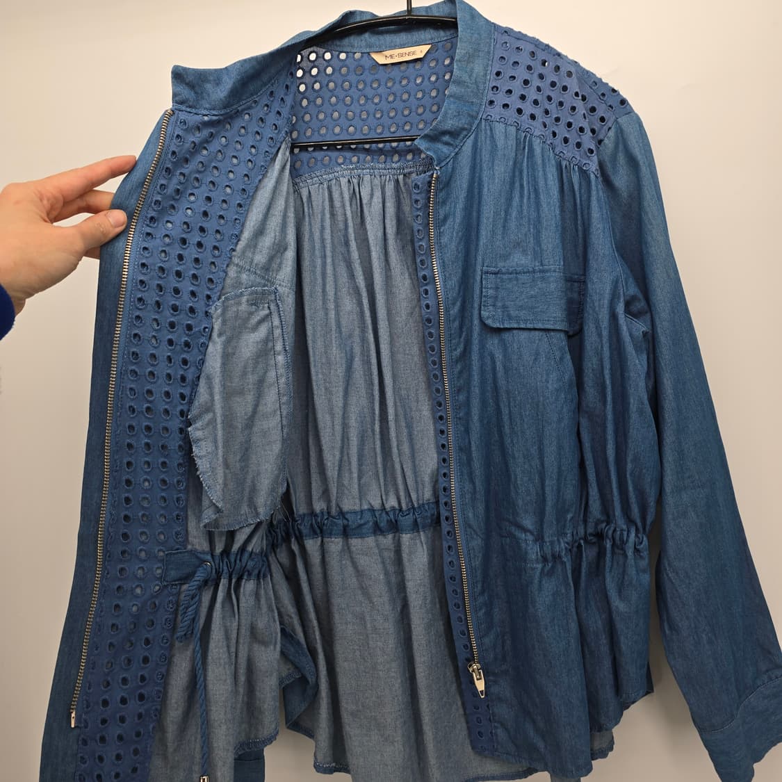 ME-SENSE 데님 펀칭 긴팔 자켓 상품이미지10