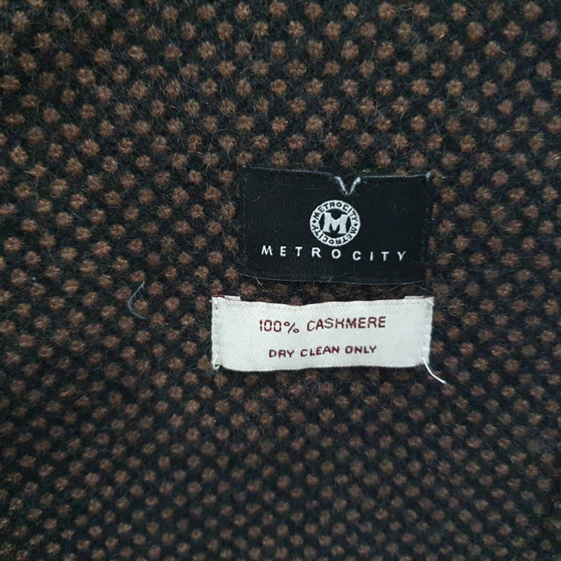 메트로시티 100% 캐시미어 머플러 상품이미지4