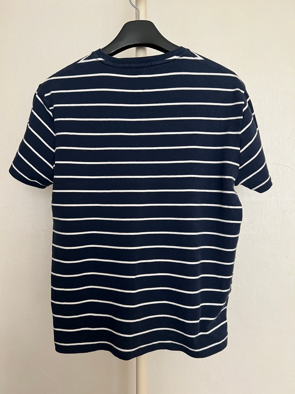 폴로 랄프로렌 커스텀 슬림핏 스트라이프 티셔츠 네이비 상품이미지5