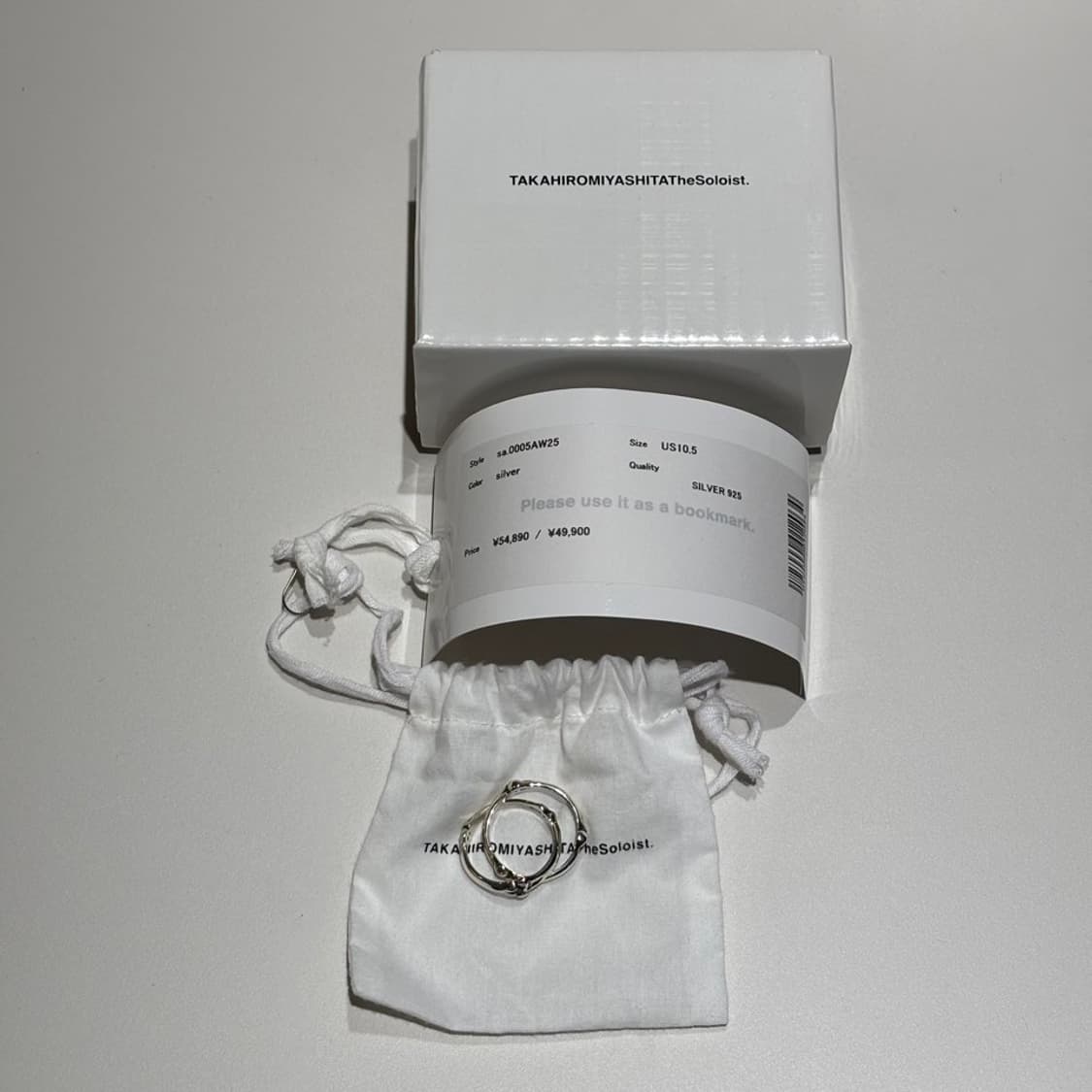 us10.5) 솔로이스트 본 듀얼 링 상품이미지3