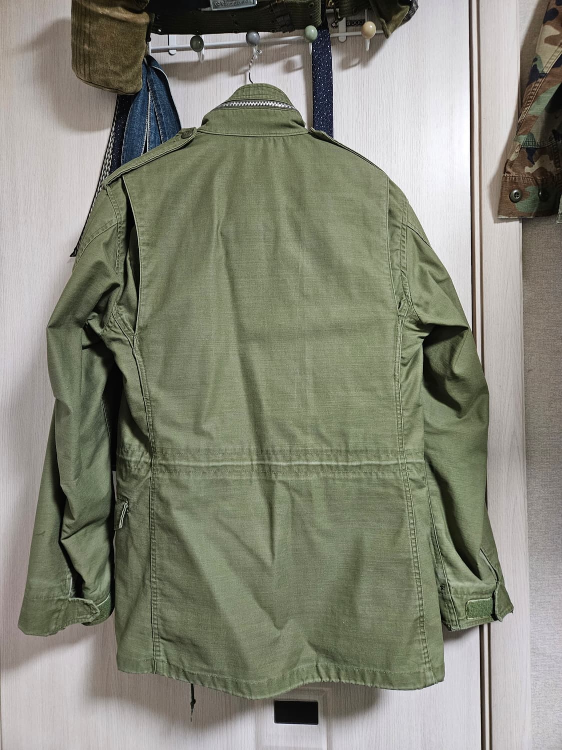 60s 2세대 은지퍼 og m65 미군 필드자켓 s/l 상품이미지2