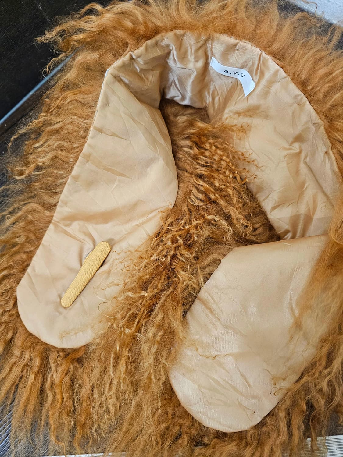 a.v.v 카라멜 양털 머플러 상품이미지7