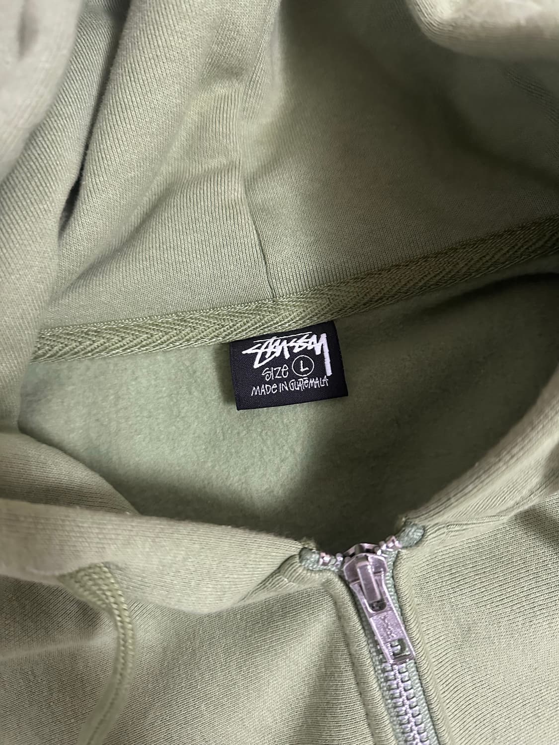 스투시 월드투어 후드집업 모스 2023 상품이미지4