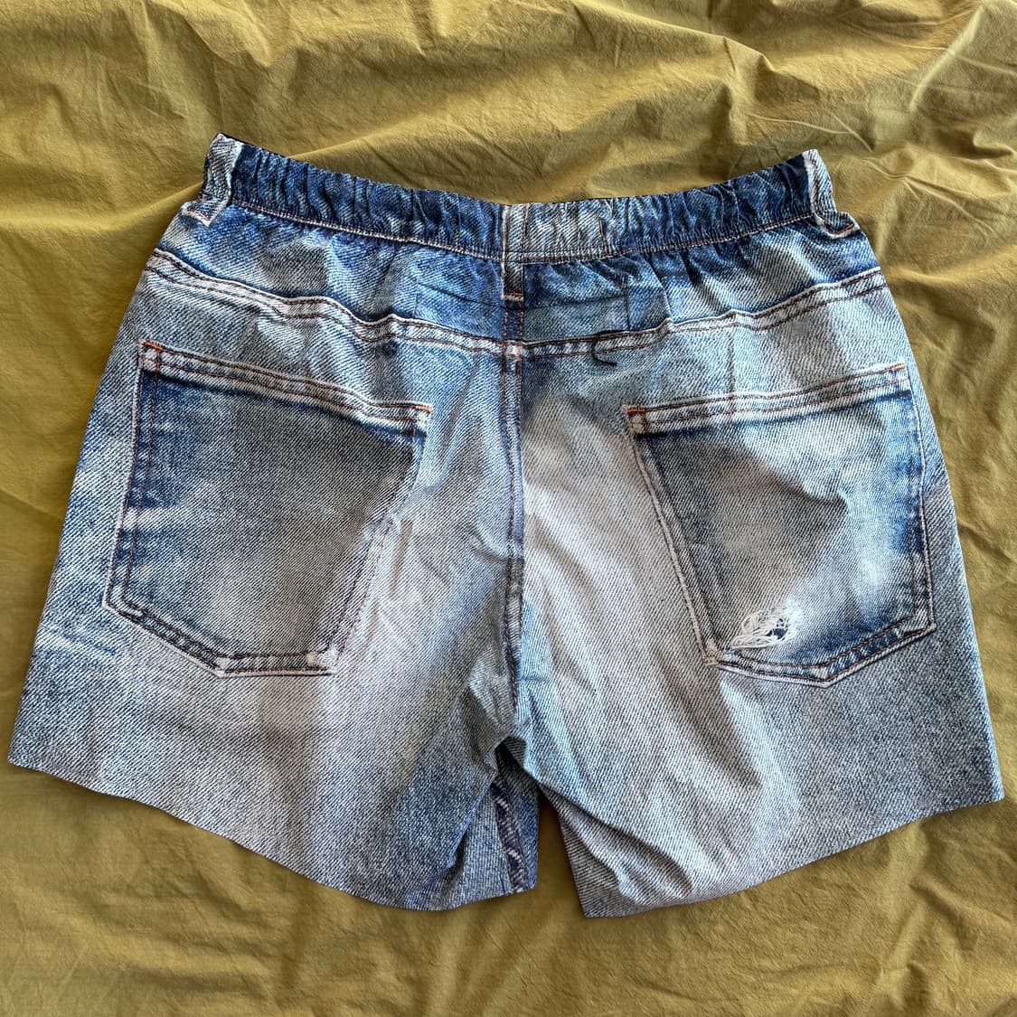 [3] 새티스파이 피스쉘 5인치 언라인드 쇼츠 디지털 데님 상품이미지2