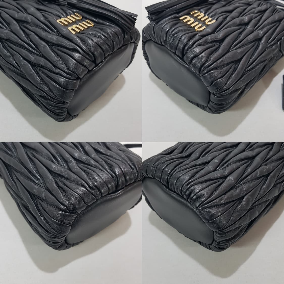 미우미우 마테라쎄 나파 레더 버킷백 5BE085 상품이미지7