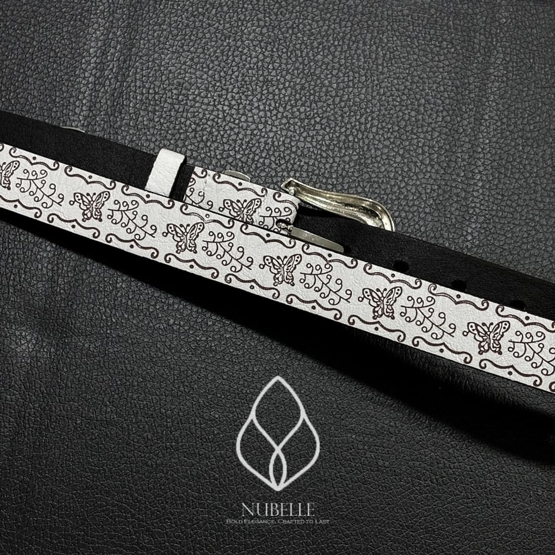 🌗 Ethnic embossed belt / 에스닉 음각 가죽 벨트 상품이미지8