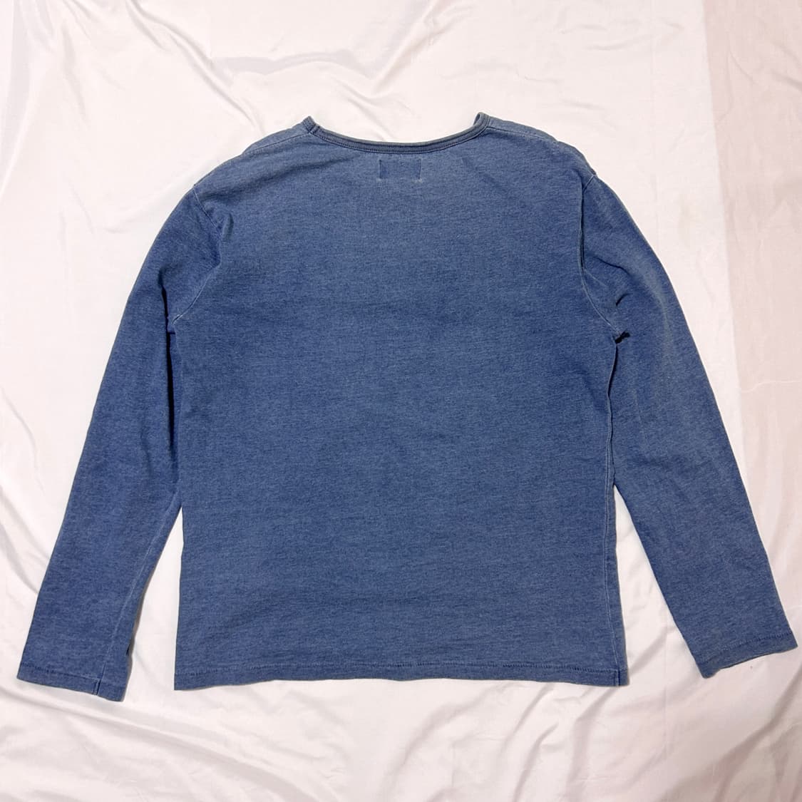 빈티지 패치워크 코튼 긴팔티셔츠 상품이미지10