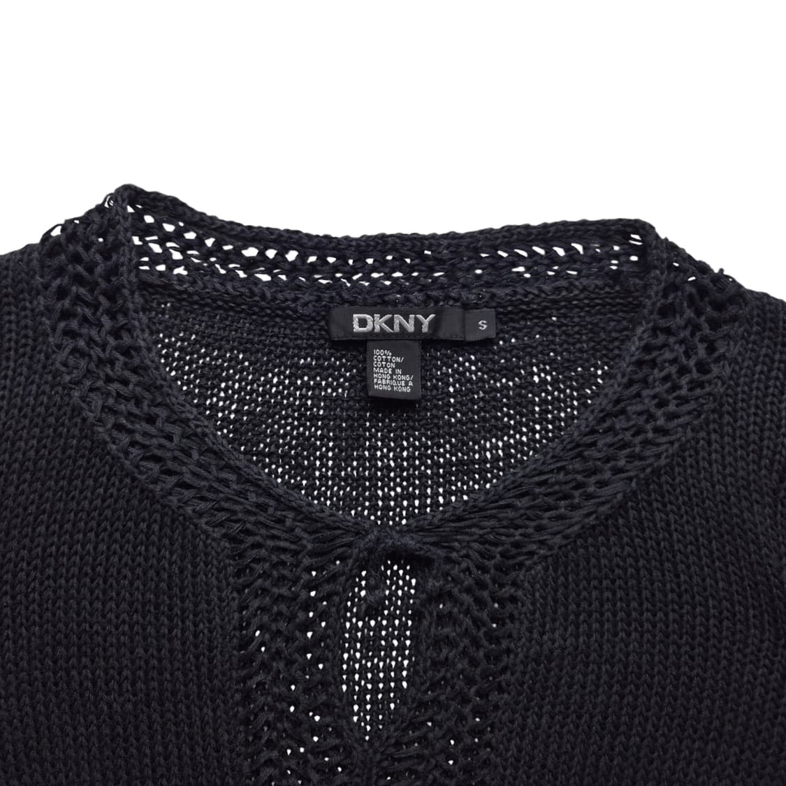 [S] DKNY 크로셰 디테일 코튼 니트 상품이미지6