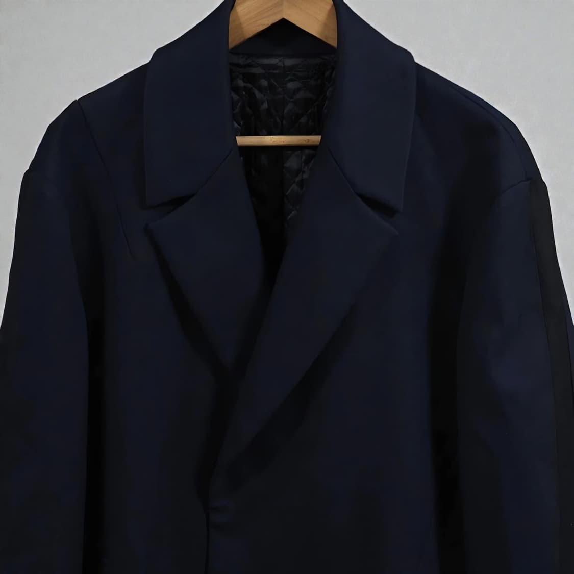 105)지오송지오 루즈핏 코트 FW늦가을 초겨울 다크네이비 상품이미지2