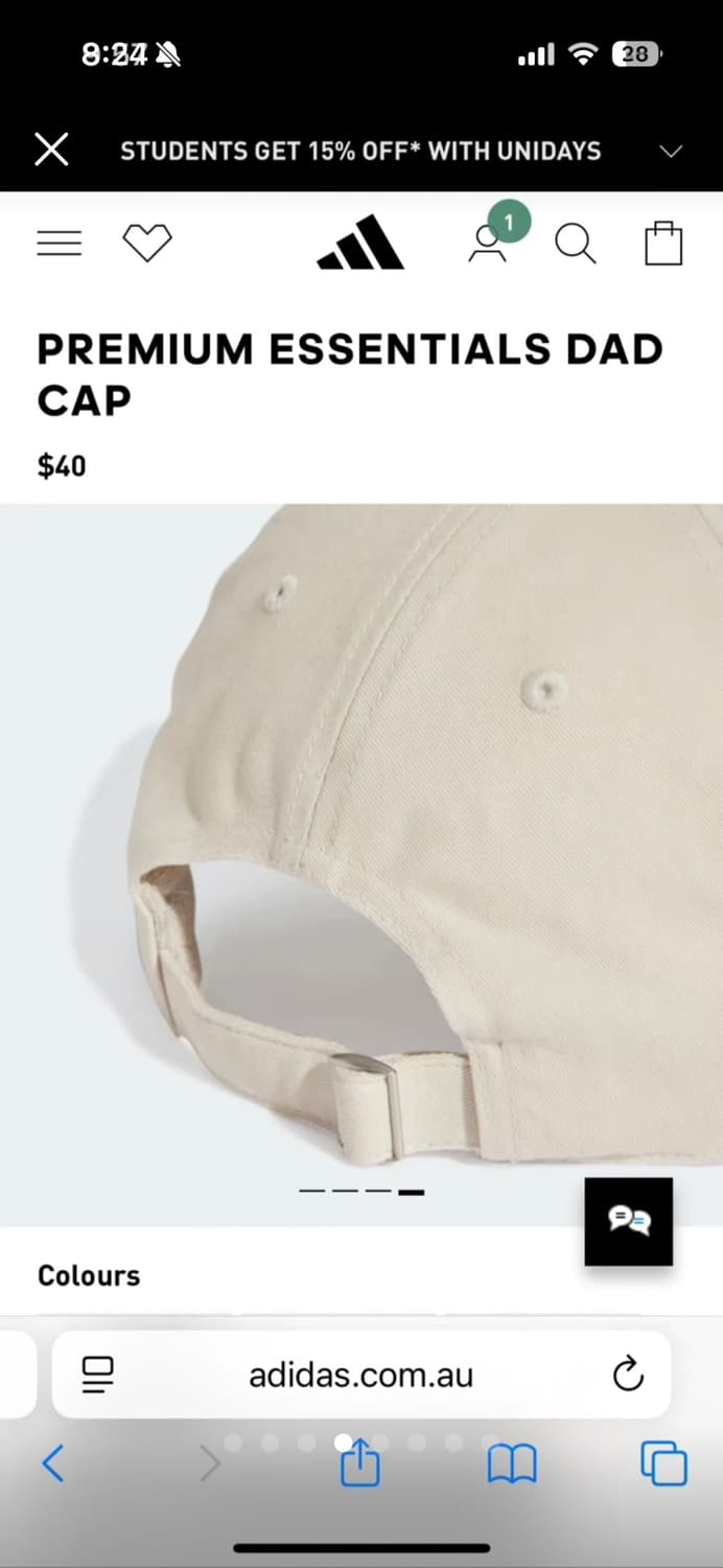 아디다스 프리미엄 에센셜 볼캡 크림색 (라이트옐로우) Adidas 모자 상품이미지6