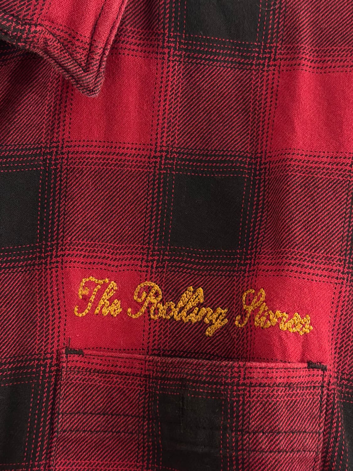 The Rolling Stones 체크 플란넬 셔츠 상품이미지4