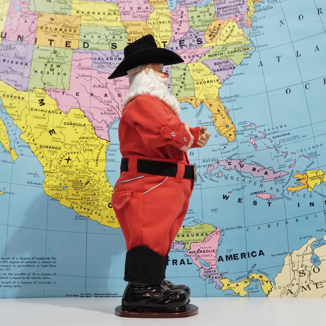 빈티지 소품 1999s 홀리 댄싱 산타 피규어 상품이미지5