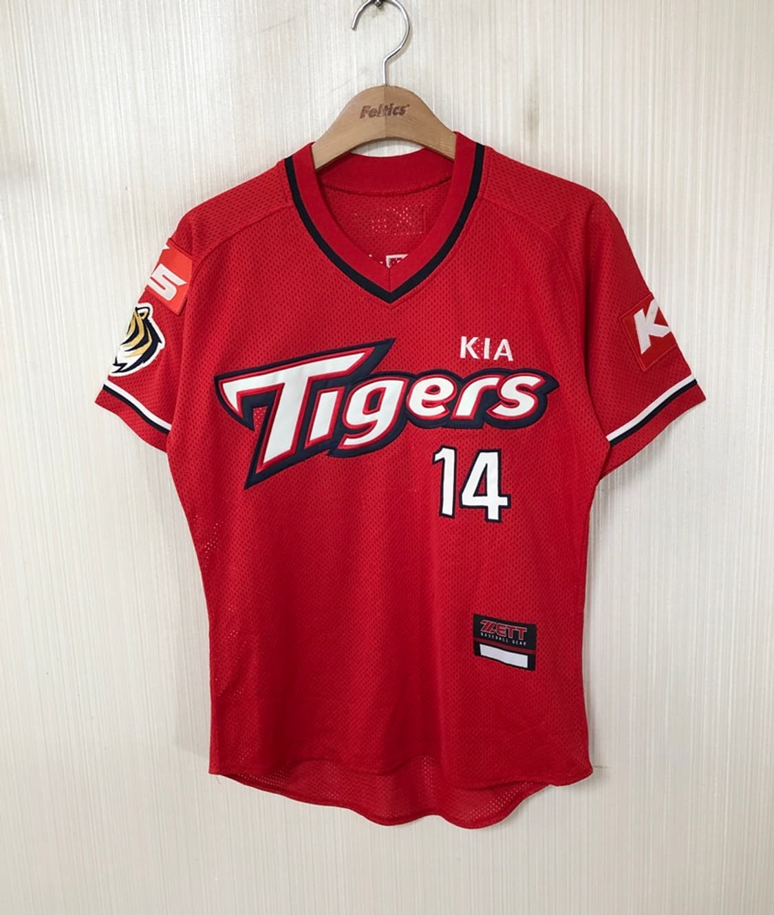 KBO 제트ZETT 기아타이거즈 올드어센틱 원정유니폼 90 #14 박경태 상품이미지1