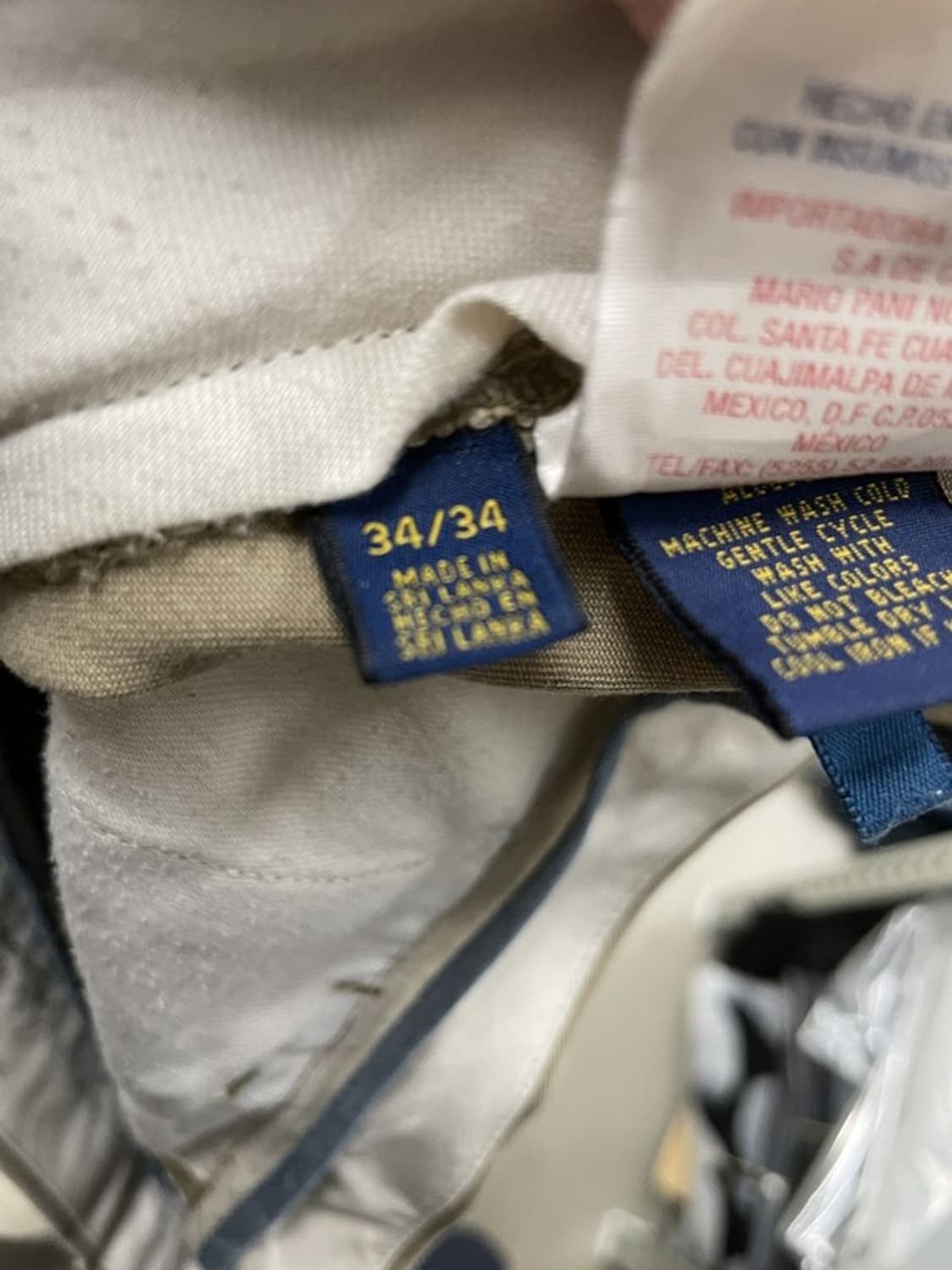 폴로 스트레이트 치노 팬츠 34 상품이미지4