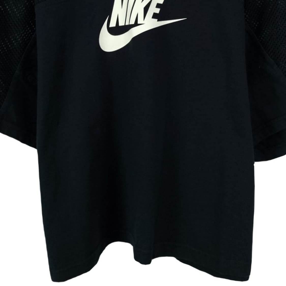 [나이키] 빅로고 프린팅 뒷판 메쉬 오버핏 반팔티 블랙 M20166 상품이미지5
