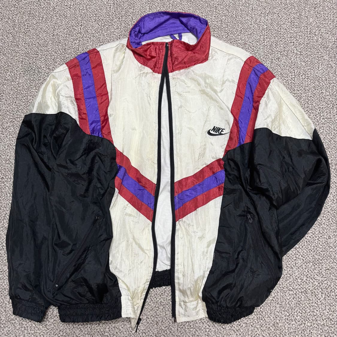 [택포] Nike 90's 나이키 올드스쿨 스우시 바람막이 웜업 [A-] 상품이미지1