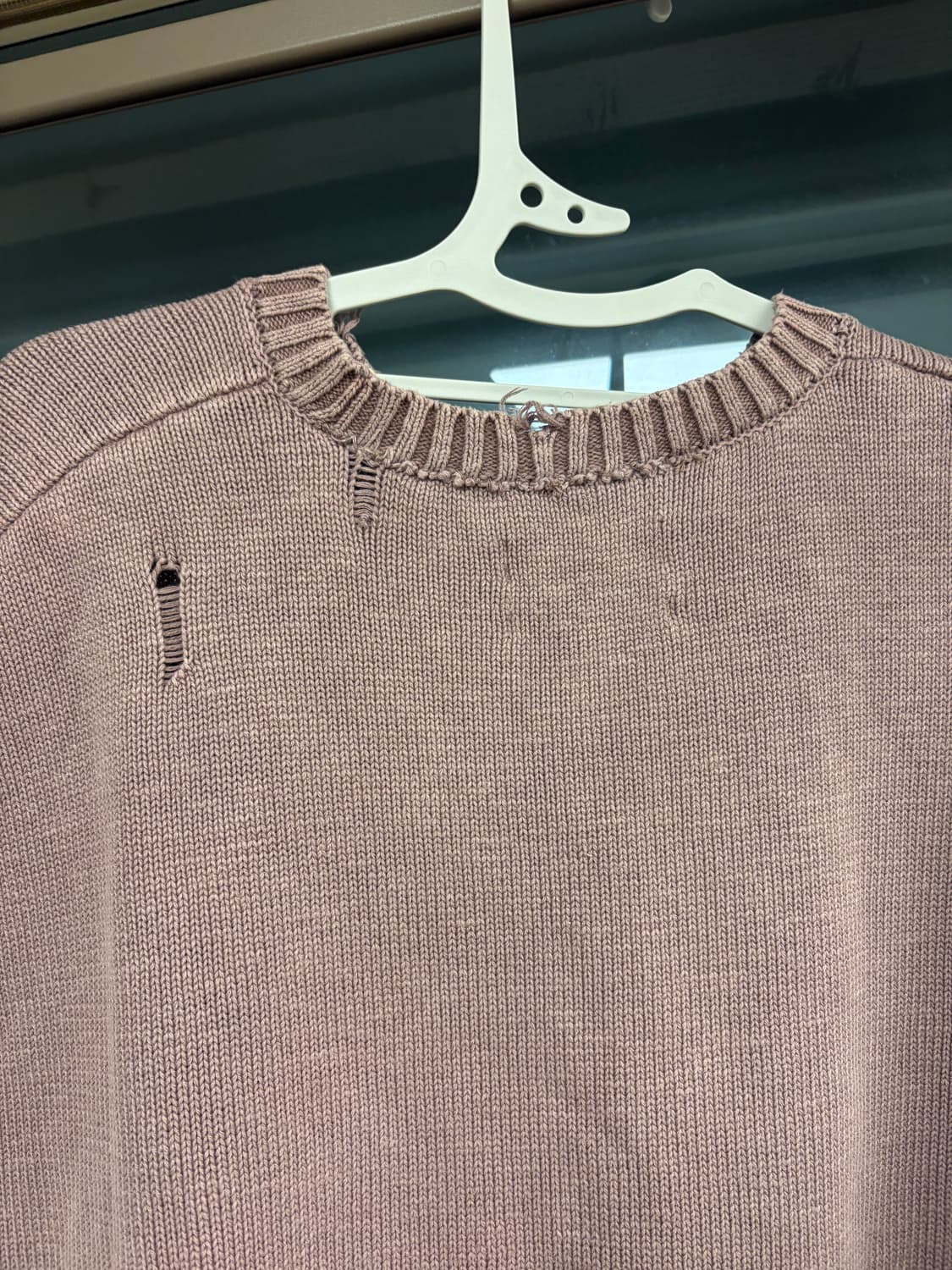 Washed Cotton Damage Knit 상품이미지4