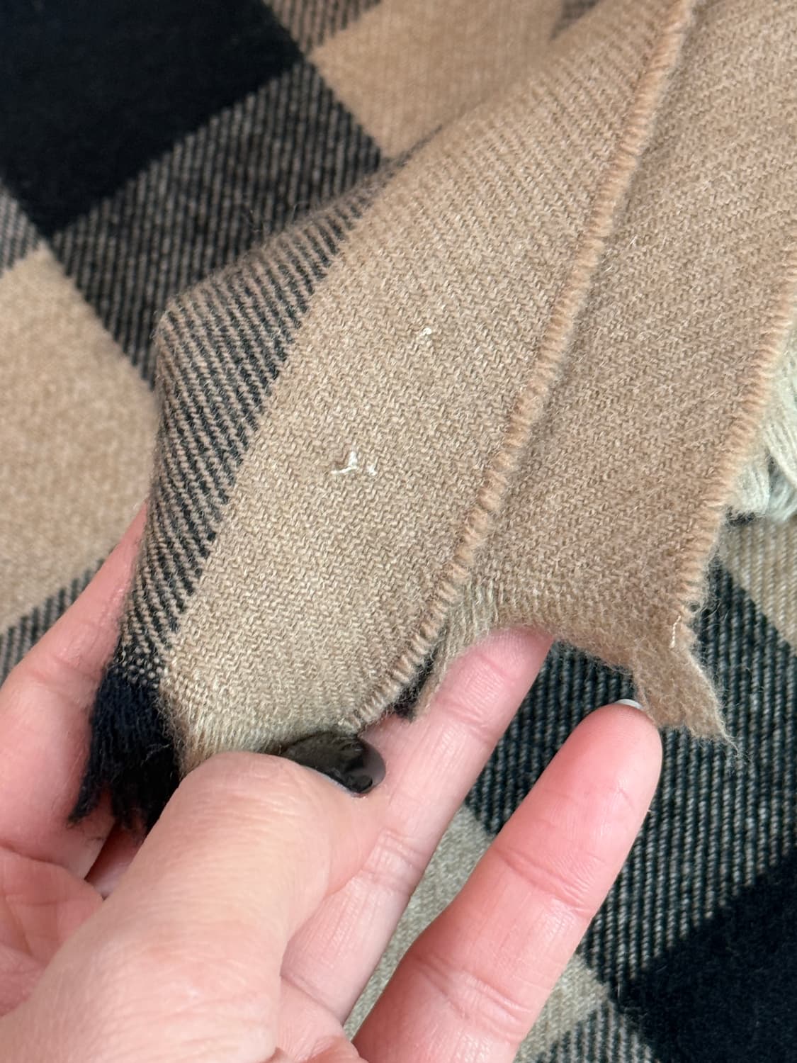 버버리 정품 남성 여성 울 캐시미어 머플러 목도리 상품이미지7