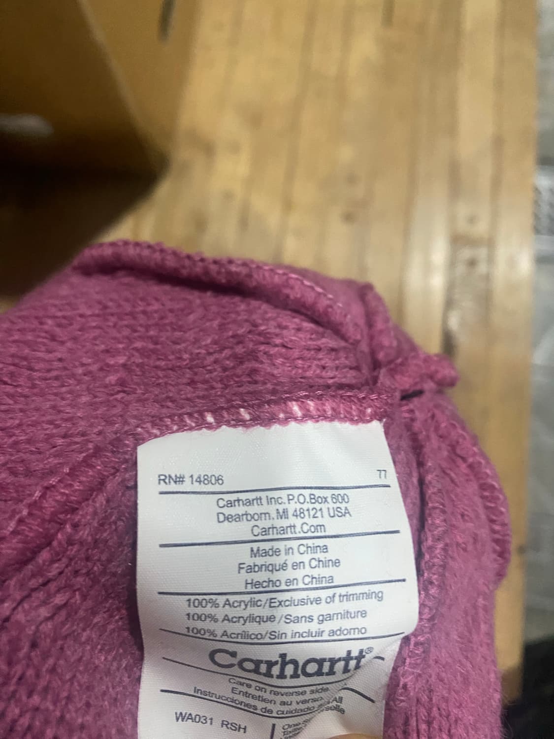 칼하트 여성용 핑크 비니 새상품 상품이미지5