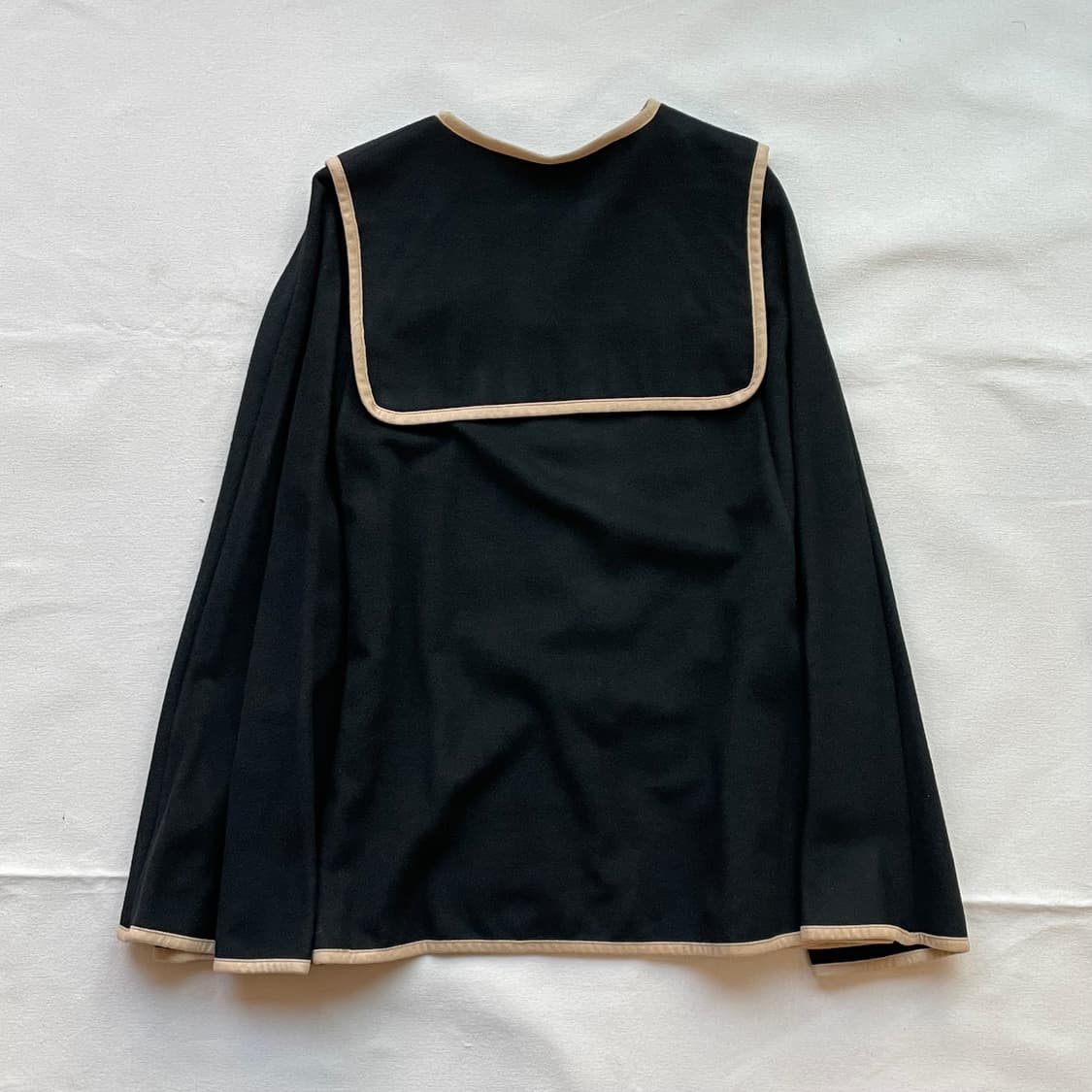 케이프 망토 코트 세일러 카라 코트 숄 가디건 자켓 상품이미지2