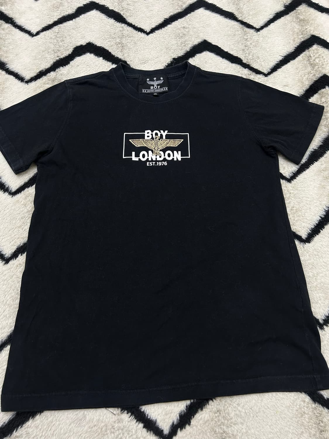 [S]Boy London 빅로고 반팔/블랙골드 상품이미지1