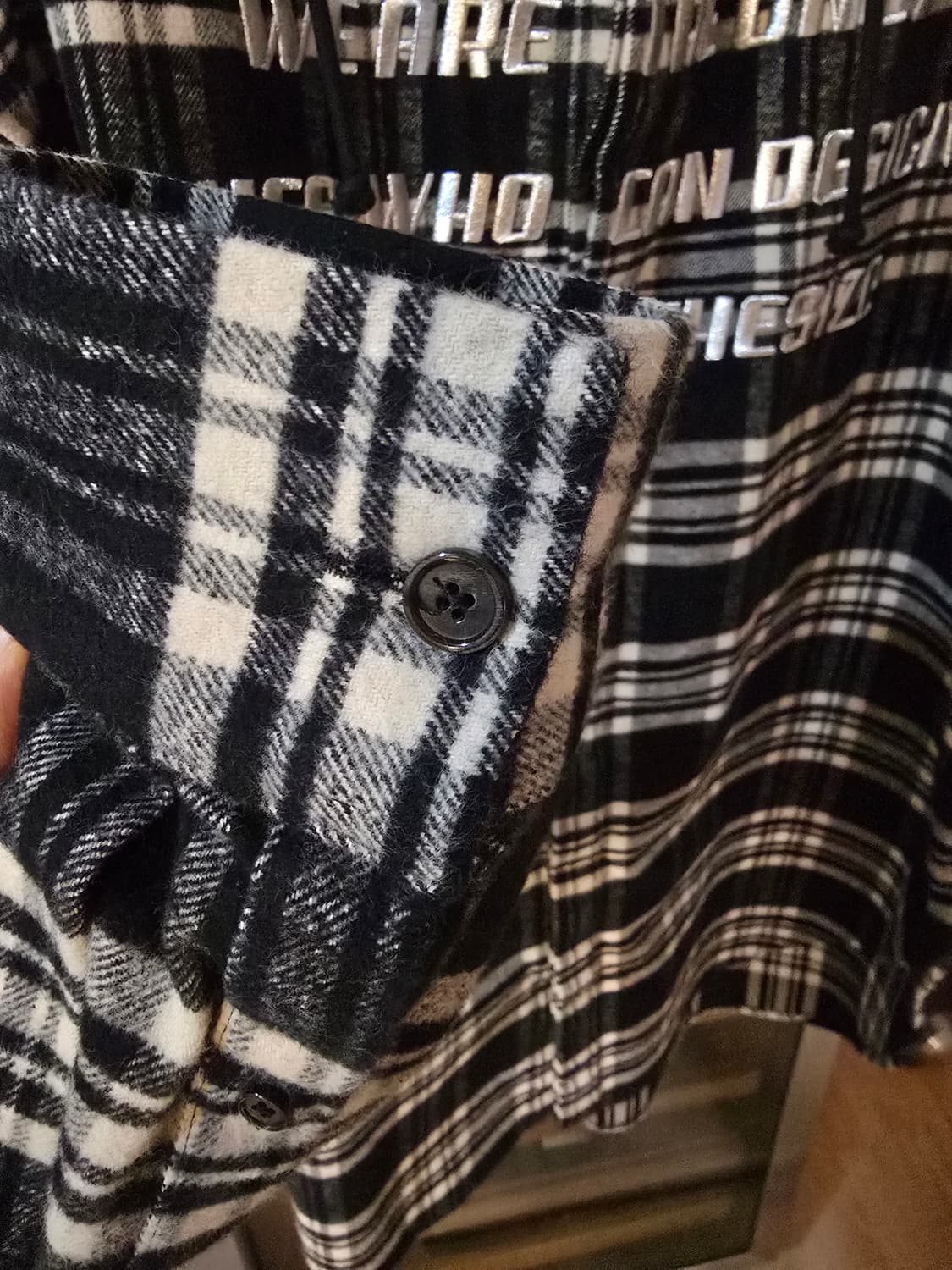 준지 후드 셔츠 얇은 코트두께감 50사이즈입니다. 상품이미지3